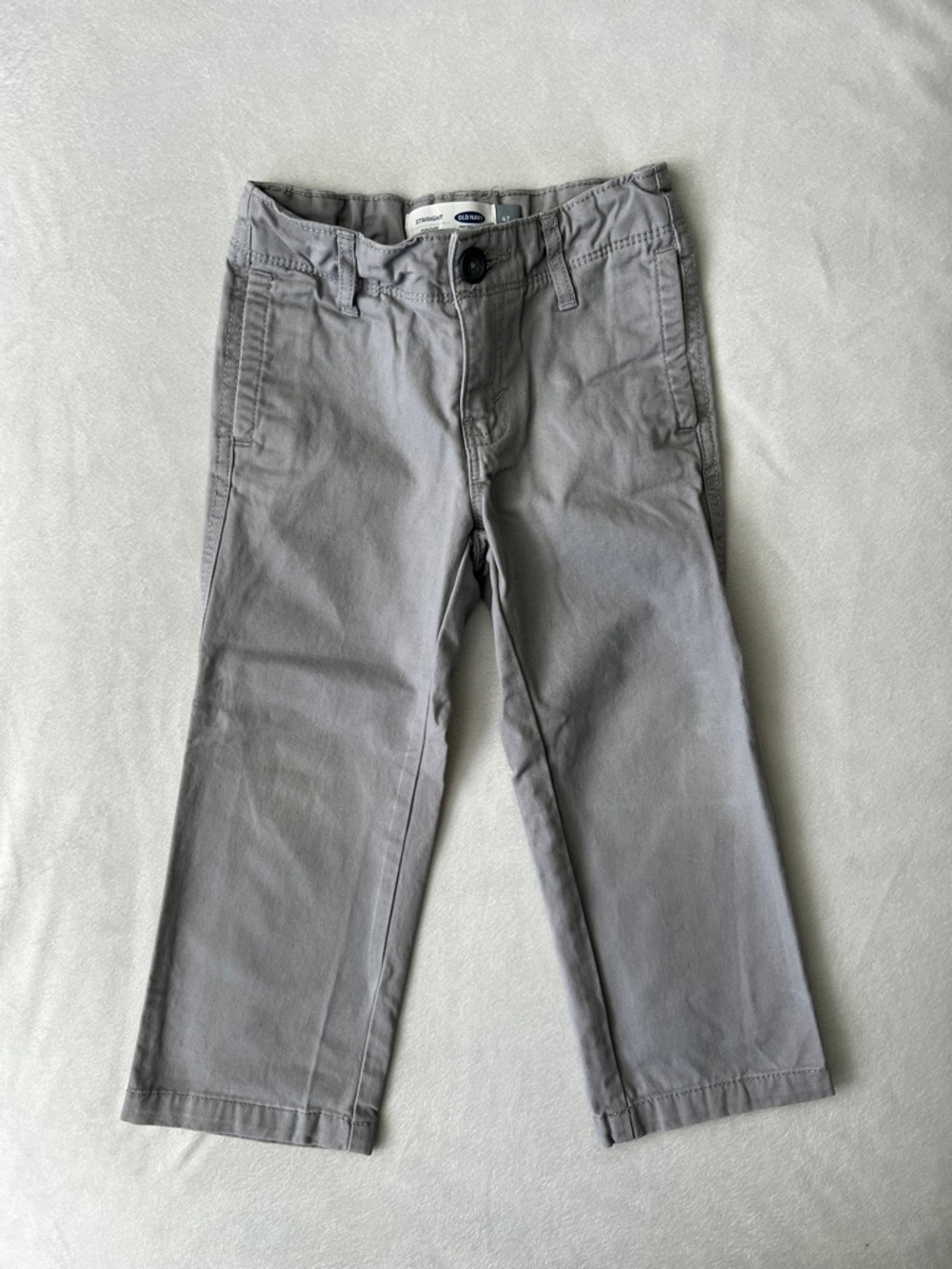 Old Navy Gray Straight-Leg Chinos for Kids